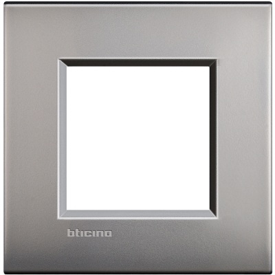 Bticino LivingLight Rāmis AIR Satin nickel 1- vietīgs