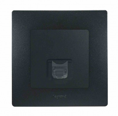 Plate Niloe - 1 gang - bronze