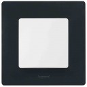 Plate Niloe - 1 gang - onyx