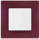 Plate Niloe - 1 gang - plum