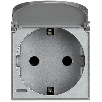 Axolute tech Розетка 2P+E. детская защита и крышка