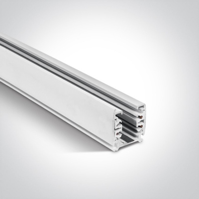 1-light Track 3 Phase SQUARE White (Aluminium)(L2000xW32xH35)