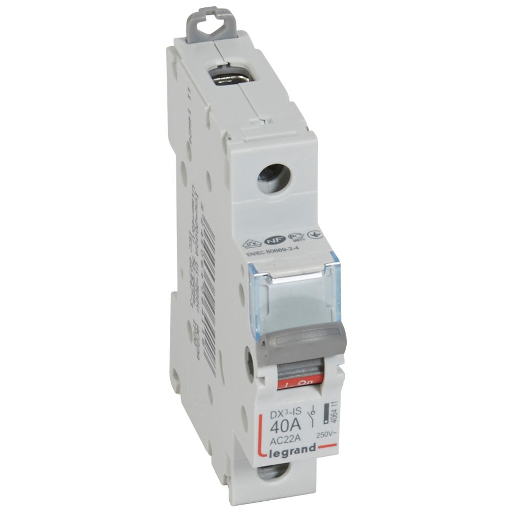 Isolating switch - 1P - 250 V~ - 40 A