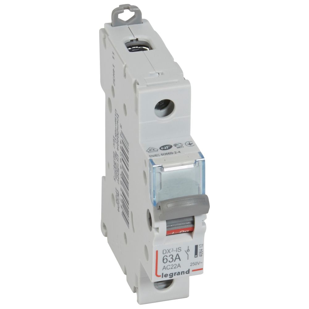 Isolating switch - 1P - 250 V~ - 63 A