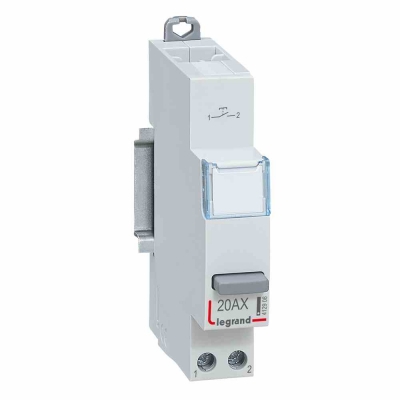 Push-button single-function - 20 A - 250 V~ - 1 NO