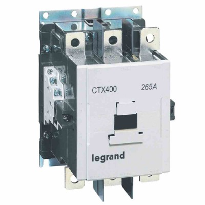3-pole contactors CTX? 400 - 265 A - 100-240 V~/= - 2 NO + 2 NC -screw terminals