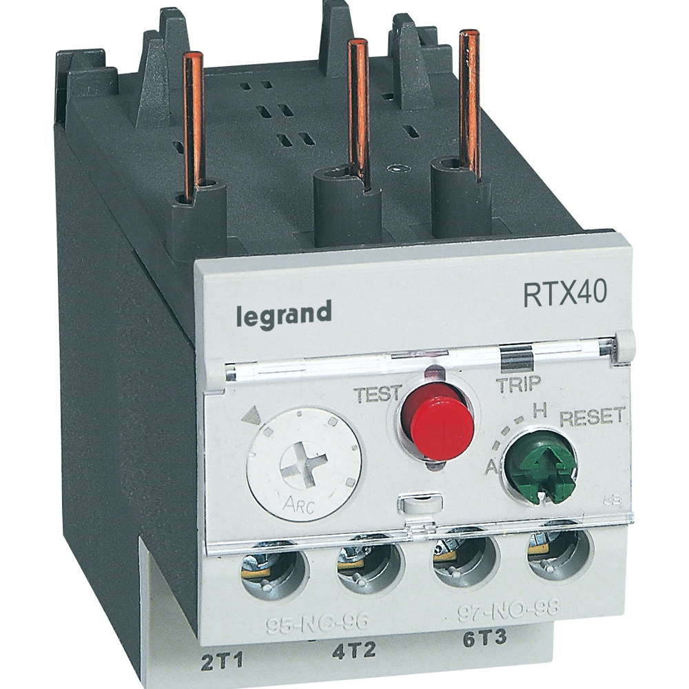 Тепловое реле защиты от перегрузки - RTX 40 - стандартный расцепитель - 0.63-1 A