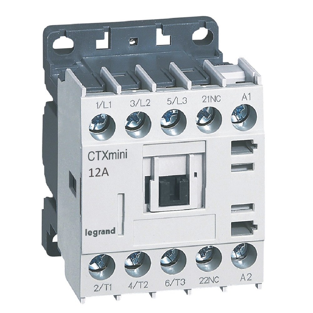 3-pole mini contactors CTX? - 12 A (AC3) - 230 V~ - 1 NC - screw terminals