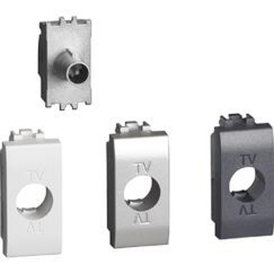 Bticino Living Light Rozete TV STAR 1 modulis - komplekts ar 3 centrālām platēm