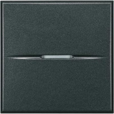 Bticino Axolute antracīta Slēdzis 2 moduļi