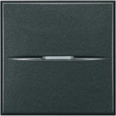 Axolute anthracite Two-way switch 2 modules