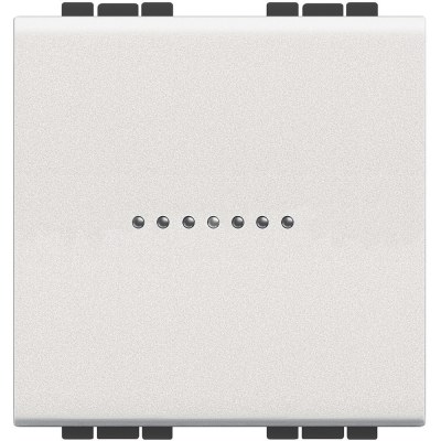 Bticino Living Light белый Axial Переключатель 2 модуля