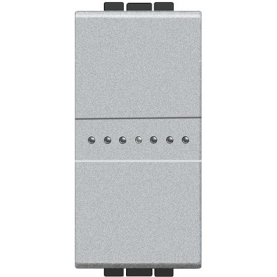 Bticino Living Light tech Axial Impulse switch (NO) 1 module
