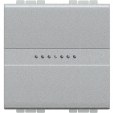 Bticino Living Light tech Axial Звонковая кнопка NO 2 модуля