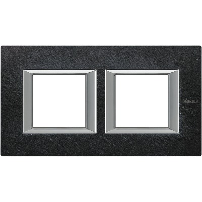 Bticino Axolute  RECTANGULAR slate Rāmis 2 vietigs