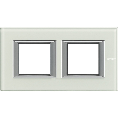 Axolute Рамка RECTANGULAR Whice 2 местная