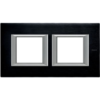 Axolute RECTANGULAR brushed anthracite Frame 2 vietigs