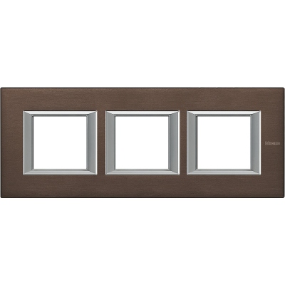 Axolute RECTANGULAR brushed bronze Frame 3 vietigs