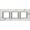 Axolute RECTANGULAR Carrar marble Frame 3 vietigs