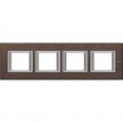 Bticino Axolute  RECTANGULAR brushed bronze Rāmis 4 vietigs