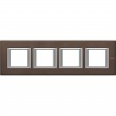 Bticino Axolute  RECTANGULAR brushed bronze Rāmis 4 vietigs