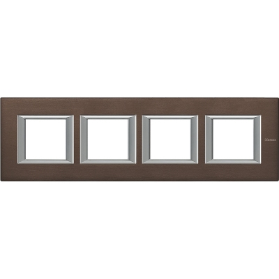 Axolute Рамка RECTANGULAR brushed bronze 4 местная