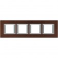 Axolute Рамка RECTANGULAR wenge 4 местная
