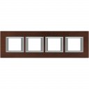 Bticino Axolute  RECTANGULAR wenge Rāmis 4 vietigs