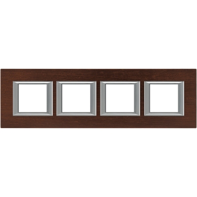 Axolute Рамка RECTANGULAR wenge 4 местная