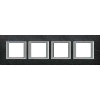 Bticino Axolute  RECTANGULAR slate Rāmis 4 vietigs