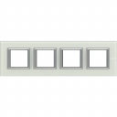 Bticino Axolute  RECTANGULAR Whice Rāmis 4 vietigs