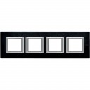 Bticino Axolute  RECTANGULAR brushed anthracite Rāmis 4 vietigs