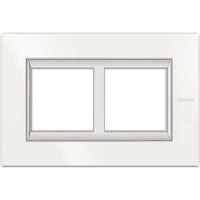 Bticino Axolute  RECTANGULAR balts Rāmis 2 vietigs - vertikāls