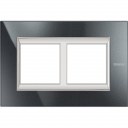 Bticino Axolute  RECTANGULAR Antr Rāmis 2 vietigs - vertikāls