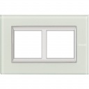 Bticino Axolute  RECTANGULAR Whice Rāmis 2 vietigs - vertikāls