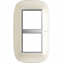 Bticino Axolute  ELLIPTIC silver mat Rāmis 2 vietigs - vertikāls