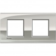 Bticino LivingLight Рамка AIR Palladium 2- местная