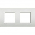 Bticino LivingLight Рамка AIR Pearl white 2- местная