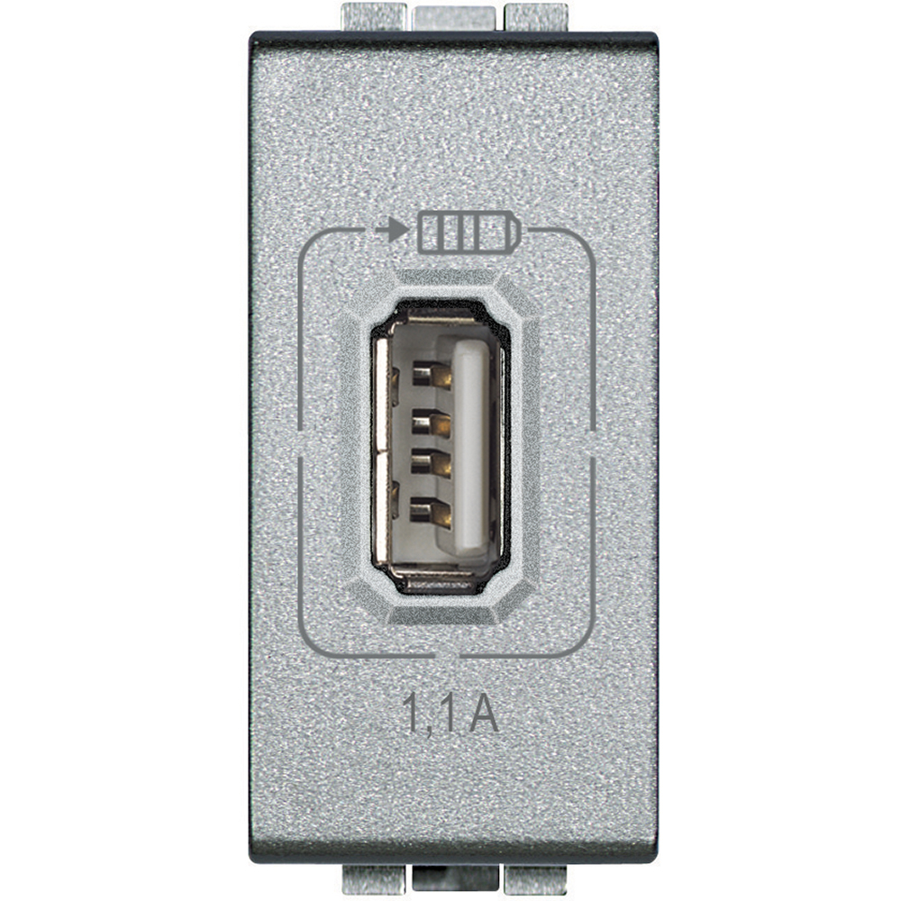 Bticino Living Light tech Розетка USB 1 модуль