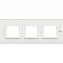 Axolute RECTANGULAR white glass Frame 3 vietigs