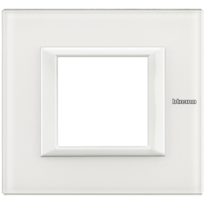 Axolute RECTANGULAR white glass Frame 1 vietigs