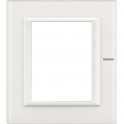 Axolute Italian standart RECTANGULAR glass white Frame 3 + 3 modules