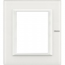 Bticino Axolute itāļu standarts RECTANGULAR glass white Rāmis 3+- 3 moduļiod