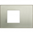 Axolute Italian standart AIR brushed chrome Frame - 2 modules