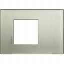 Bticino Axolute itāļu standarts AIR brushed chrome Rāmis - 2 moduļiod