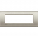 Bticino LivingLight Rāmis Itāļu standarts Air Brushed titanium 7- vietīgs