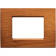 Bticino LivingLight Rāmis Itāļu standarts Cherrywood 3- vietīgs