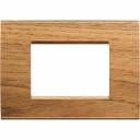 Bticino LivingLight Frame Italian standart Walnut 3- gang