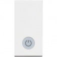 Classia белая Выключатель 1 модуль с индикацией(ON/OFF)
