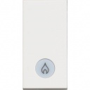 Classia белая Выключатель 1 модуль с индикацией(HEATER)